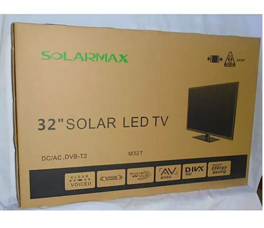 Solarmax 32”Inch HD LED TV Single Glass - Image 2
