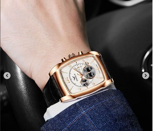 Brand new Original Onola Chronograph leather Watch-Model:P759 - Image 2