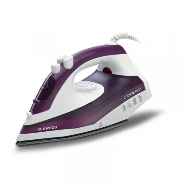 Kenwood Steam Iron 2000Watts, 250Ml Capacity, Non Stick Sole Plate, Power 18/120G, STP40.000WP