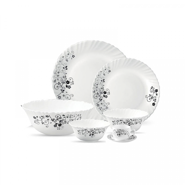 La Opala Dinner Set Mystrio Black Classique 20 Pieces LM020