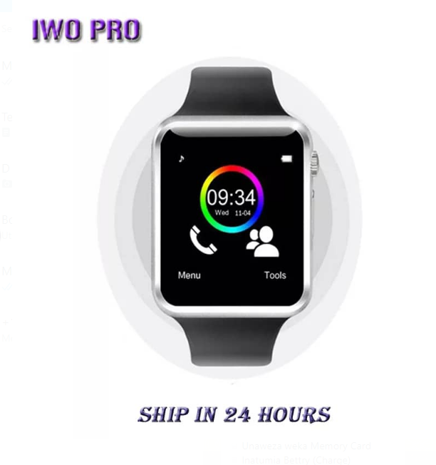 Iwo Pro Smartwatch Silver & Black Colour