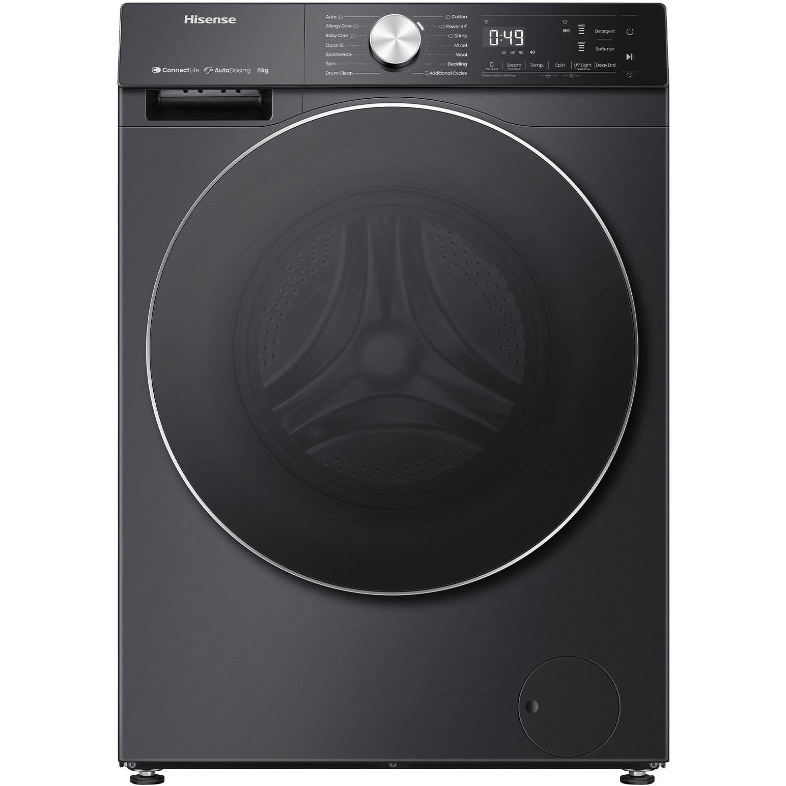 Hisense 12kg Washer & 8kg Dryer Front Load Auto Washing Machine WD5S1245BB - Image 2