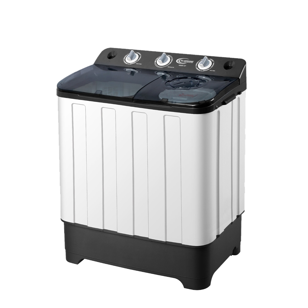 Silverdome Twin Tub Manual Washing Machine 7.5kg with Spin Airdry - WMS -7