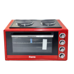 Ferre Oven with 2 Hot Plates 60L EMO 6020 RD